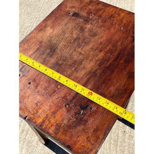 543 - Hall table probably used for a sewing machine hence the holes in the surface