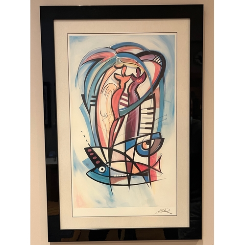 590 - seriolithograph titled 