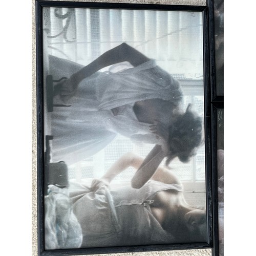 599 - 5x Pirelli 1972 posters framed and glazed