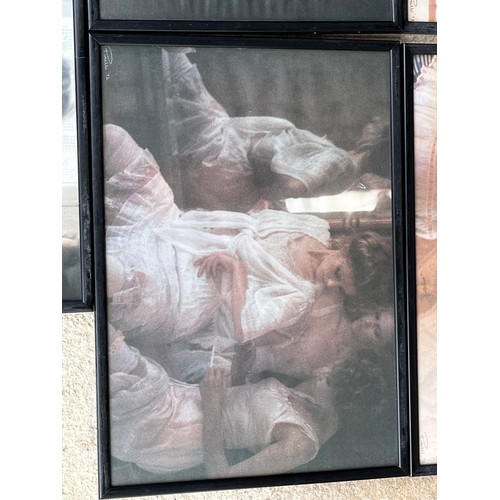 599 - 5x Pirelli 1972 posters framed and glazed