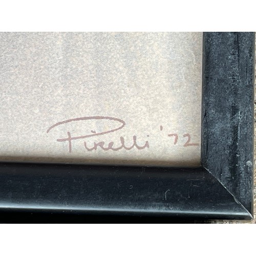 599 - 5x Pirelli 1972 posters framed and glazed