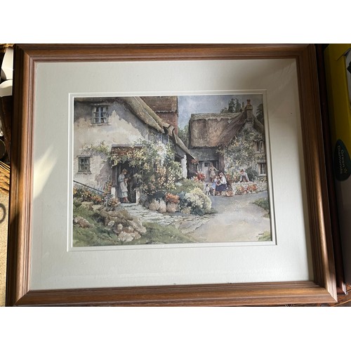 602 - Cottage print signed Sturgeon