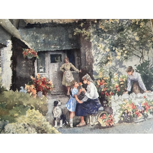 602 - Cottage print signed Sturgeon