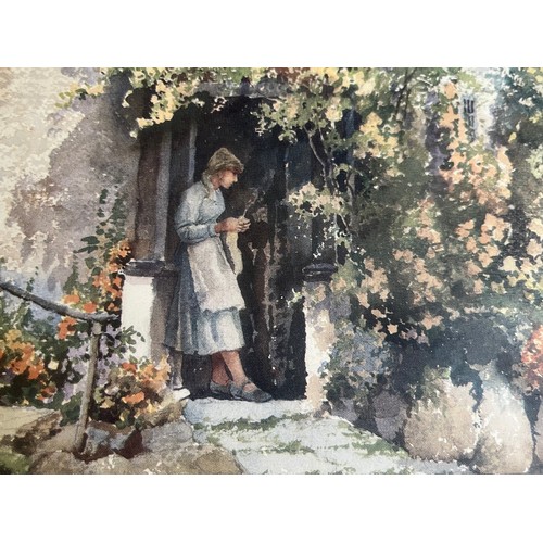 602 - Cottage print signed Sturgeon