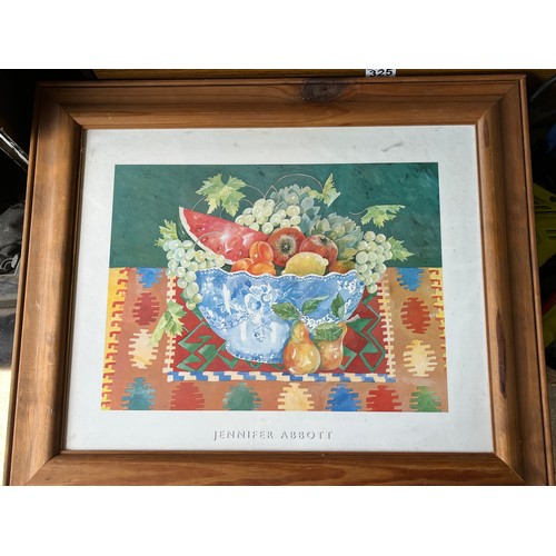 624 - Framed & glazed print by Jennifer Abbott.
