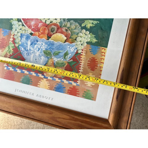 624 - Framed & glazed print by Jennifer Abbott.