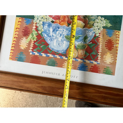 624 - Framed & glazed print by Jennifer Abbott.