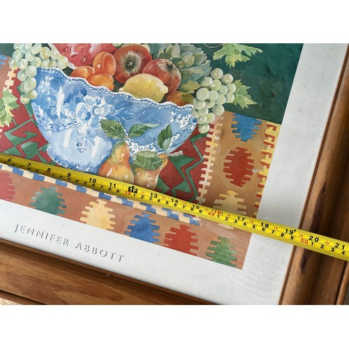 624 - Framed & glazed print by Jennifer Abbott.