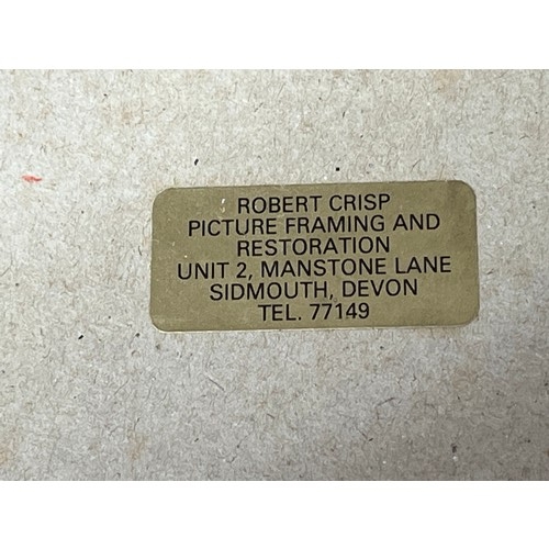 637 - Print of horses signed Kenneth Ansell