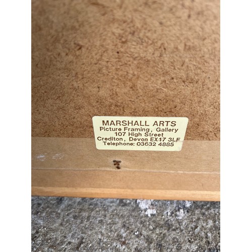 648 - Old 'Pus in boots' framed print