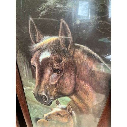 652 - F&G print. Mare and foal by Ruane Manning