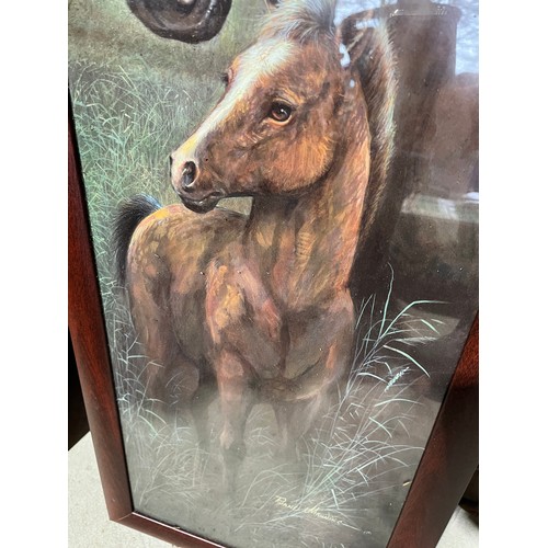 652 - F&G print. Mare and foal by Ruane Manning
