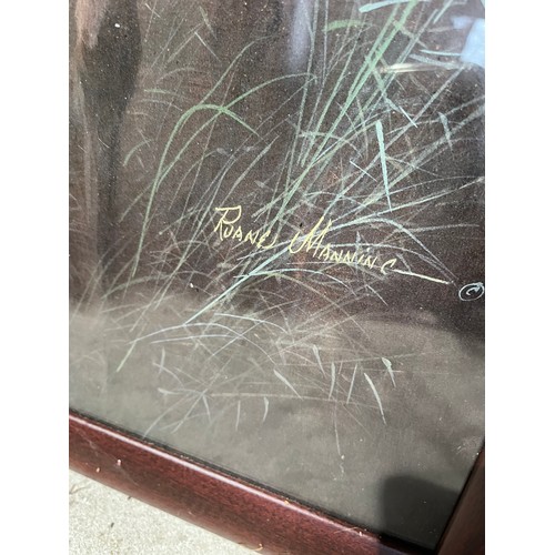 652 - F&G print. Mare and foal by Ruane Manning