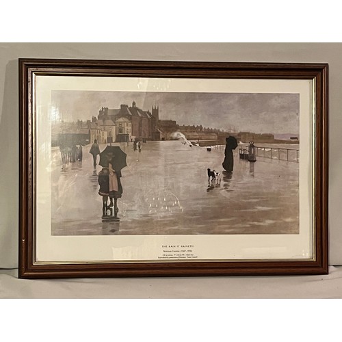 659 - Norman Garstin print titled ‘The Rain it Raineth’