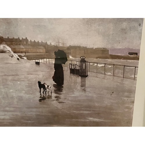 659 - Norman Garstin print titled ‘The Rain it Raineth’