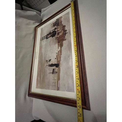 659 - Norman Garstin print titled ‘The Rain it Raineth’