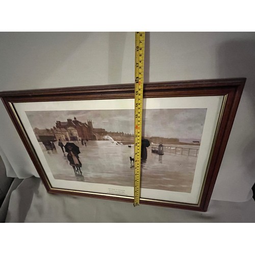 659 - Norman Garstin print titled ‘The Rain it Raineth’