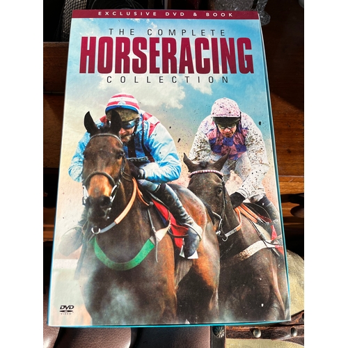 691 - History of Horse Racing Collection. Book and DVD