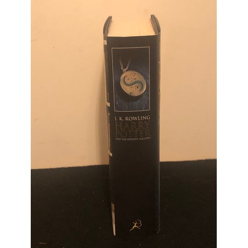 711 - First Adult edition Harry Potter hardback book. Harry Potter and the Deathly Hallows.