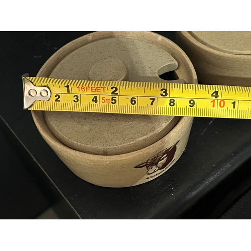 797 - A pair of Moira Coleman’s mustard pots