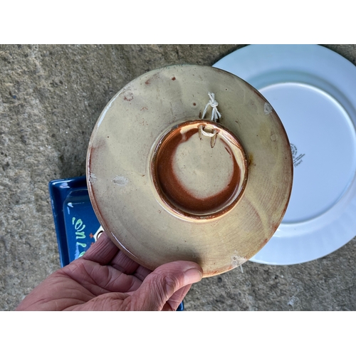 805 - Royal Worcester dinner plate and other