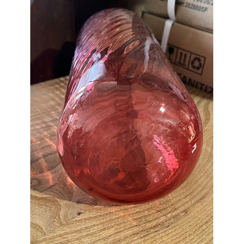 817 - Dartington cranberry swirl pasta jar