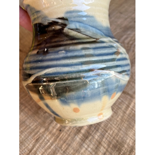 845 - Pottery vase signed