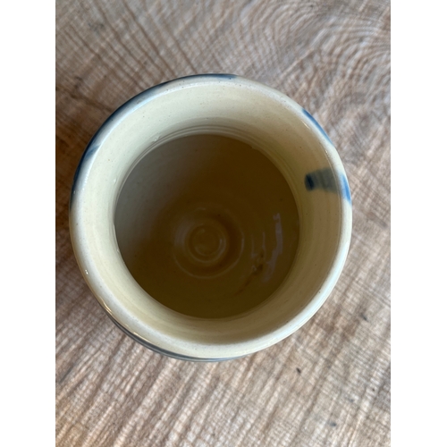 845 - Pottery vase signed