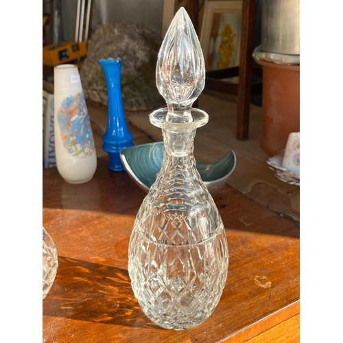 851 - Webb Corbett 69 crystal glass decanter