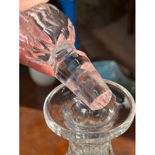 851 - Webb Corbett 69 crystal glass decanter