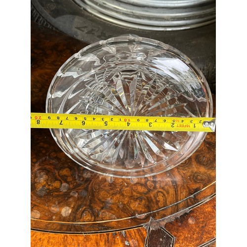 893 - Heavy cut glass decanter