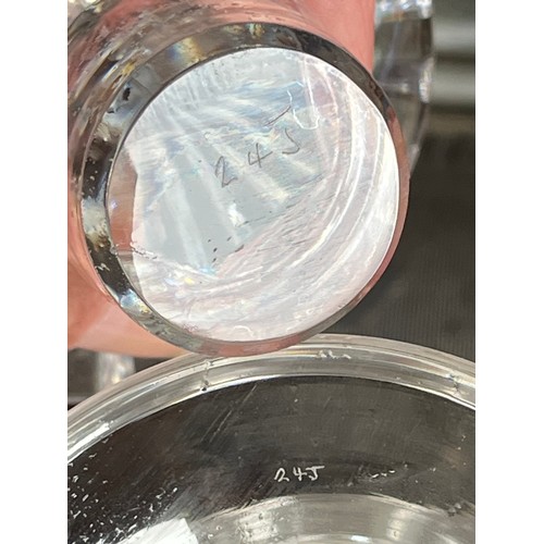 893 - Heavy cut glass decanter