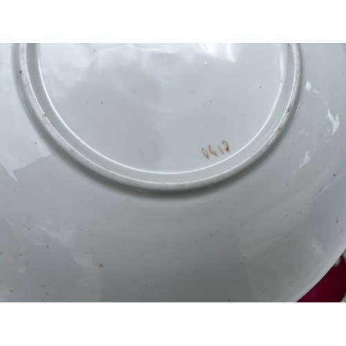 928 - Box of 0419 numbered red and white floral chinaware