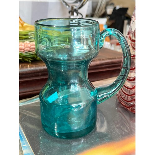 935 - Dartington Frank Thrower Kingfisher blue jug