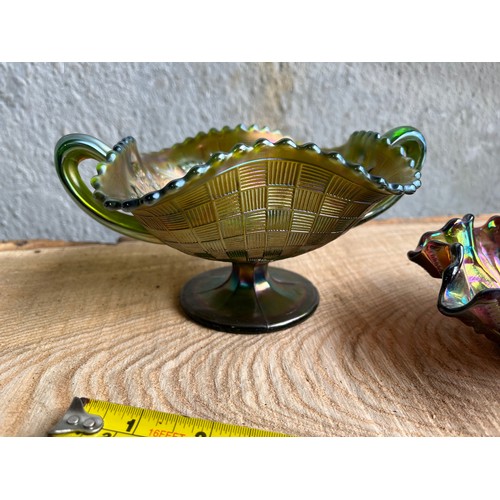 970 - 2 Carnival glass bowls