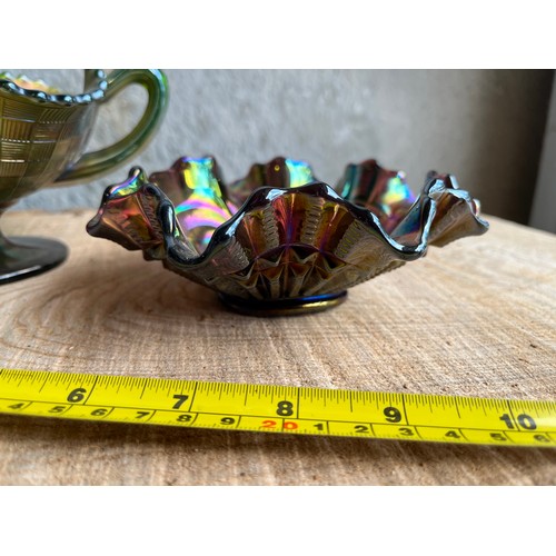 970 - 2 Carnival glass bowls