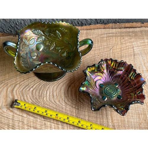 970 - 2 Carnival glass bowls
