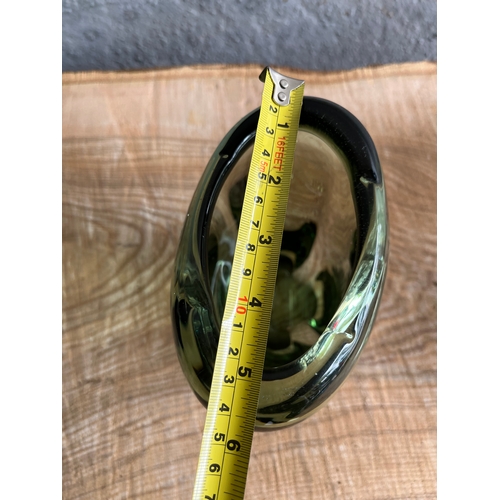 982 - Large Whitefriars meadow green vase.