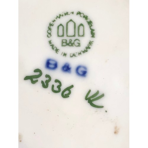 1056 - B&G Bing & Grøndahl boy and sheep. Denmark porcelain