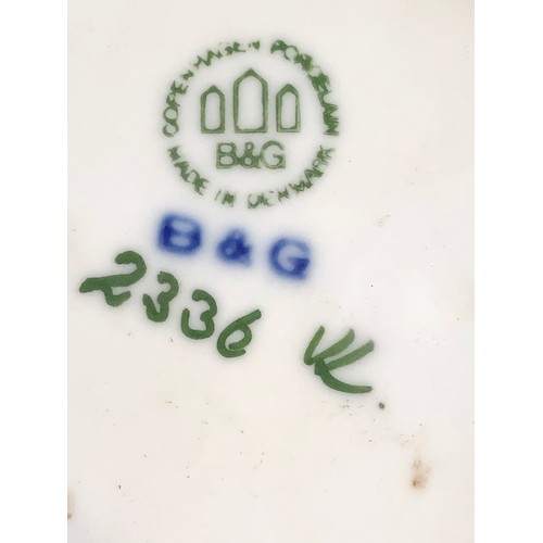 1056 - B&G Bing & Grøndahl boy and sheep. Denmark porcelain