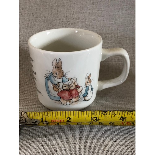 1092 - Peter Rabbit child’s mug by Wedgwood.