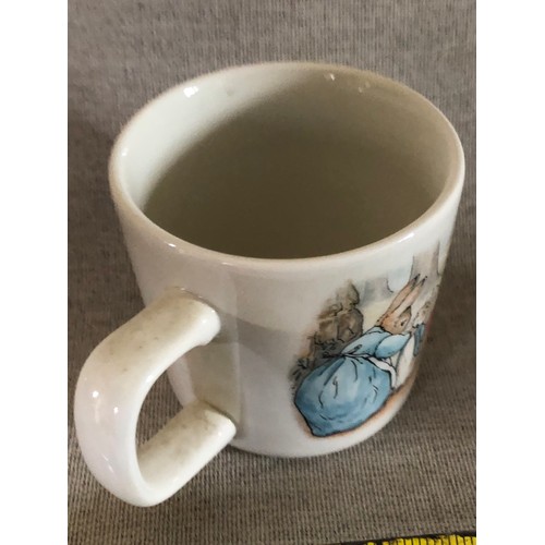 1092 - Peter Rabbit child’s mug by Wedgwood.