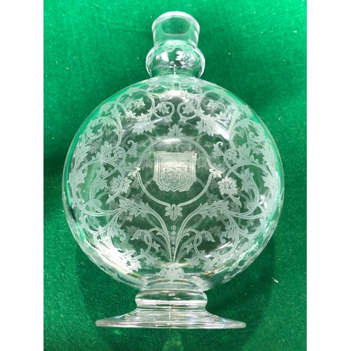 1116 - Baccarat carafe or decanter without stopper. Signed