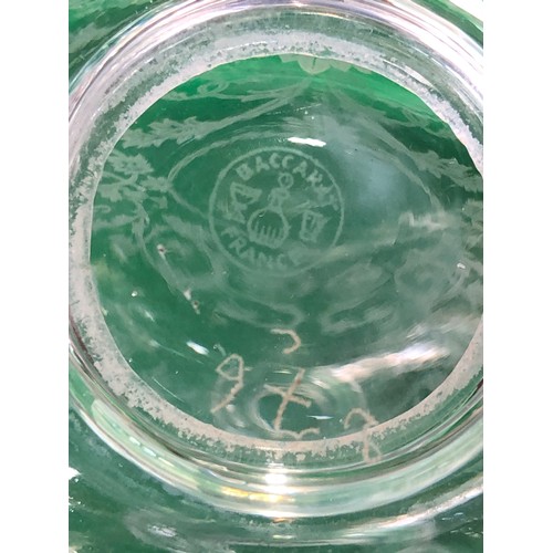 1116 - Baccarat carafe or decanter without stopper. Signed