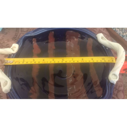 1146 - Large ceramic footed bowl