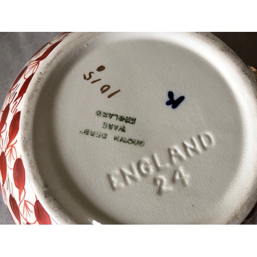 1150 - Pair of large Crown Derby Imari jugs in pattern No.1015