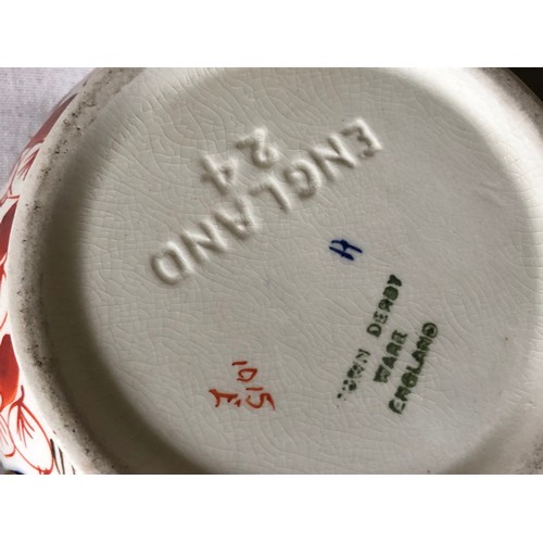 1150 - Pair of large Crown Derby Imari jugs in pattern No.1015