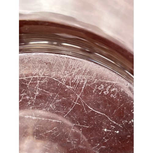 1164 - Large Edvin Ohrstrom crystal bowl for Orrefors Glass.