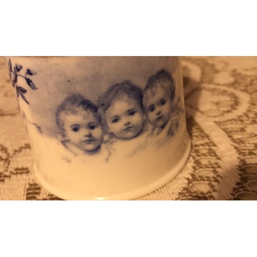 1232 - Rare Royal Doulton blue children cabinet cup.