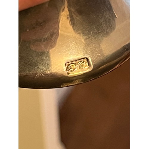 1256 - Rare Jonas inkwell in brushed steel. Swedish